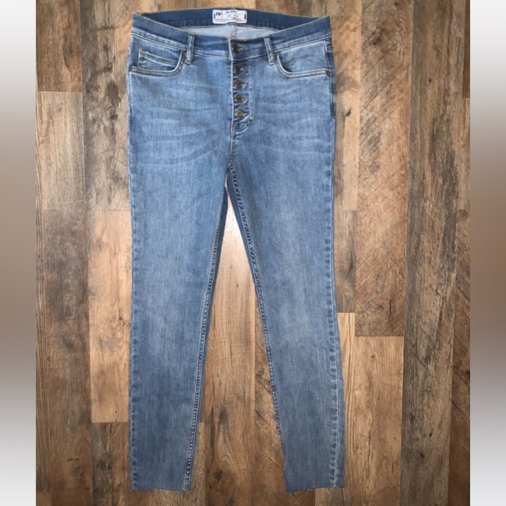 Free People Light Blue Skinny Jeans